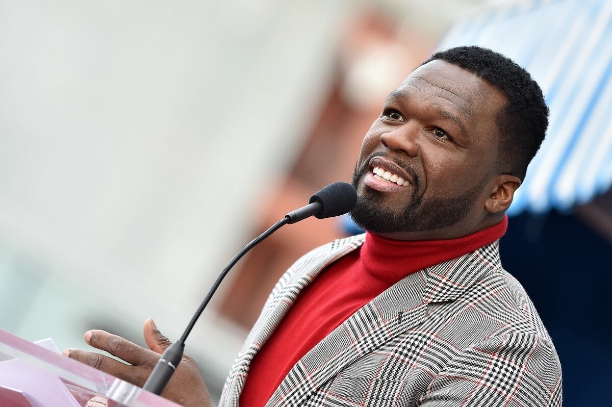 50 Cent being honored with honored with a Star on the Hollywood Walk of Fame.