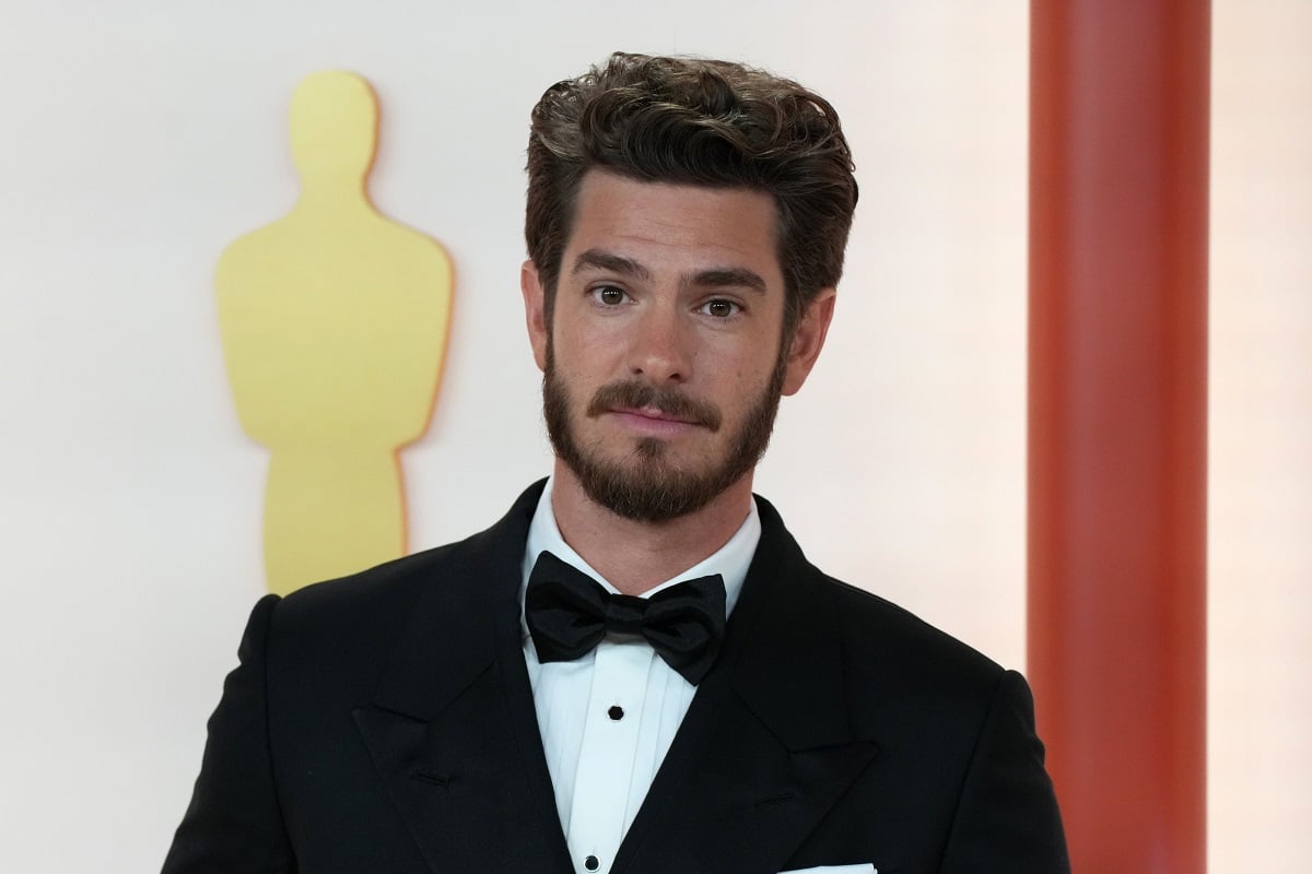 Andrew Garfield attending the 95th Oscars.