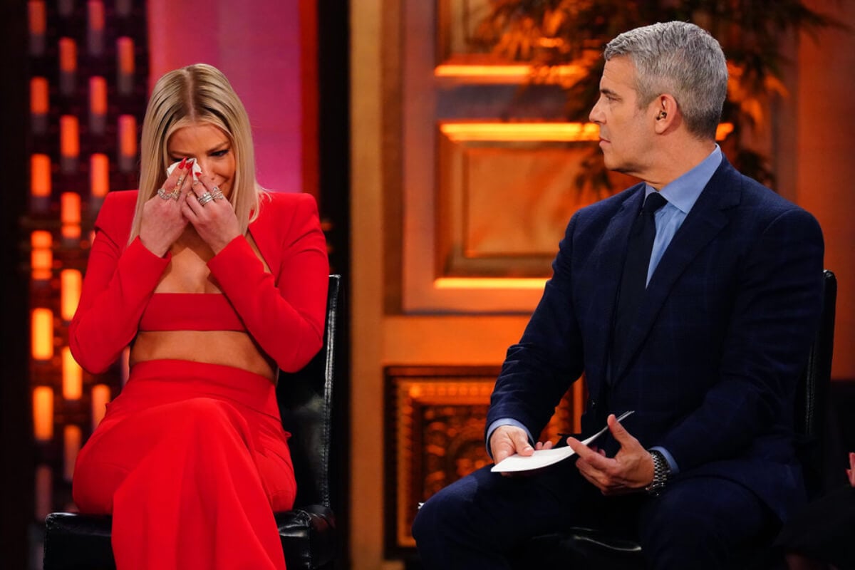 Ariana Madix and Andy Cohen during the ‘Vanderpump Rules’ Season 10 reunion