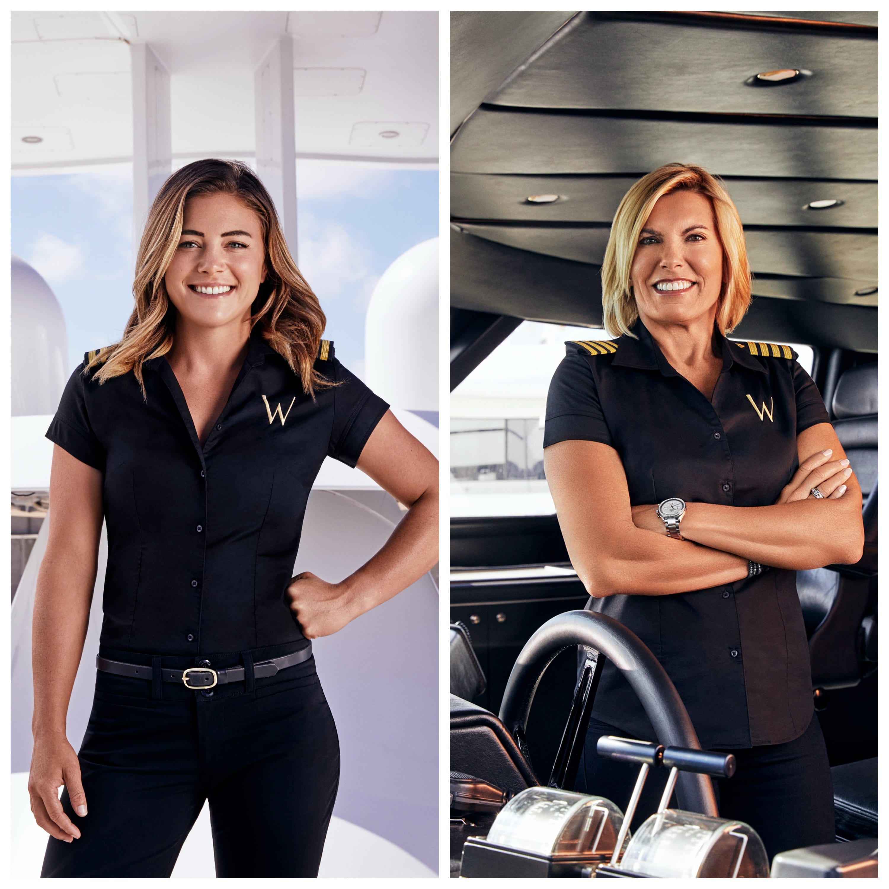 Malia White and Captain Sandy Yawn 'Below Deck Med' cast photos