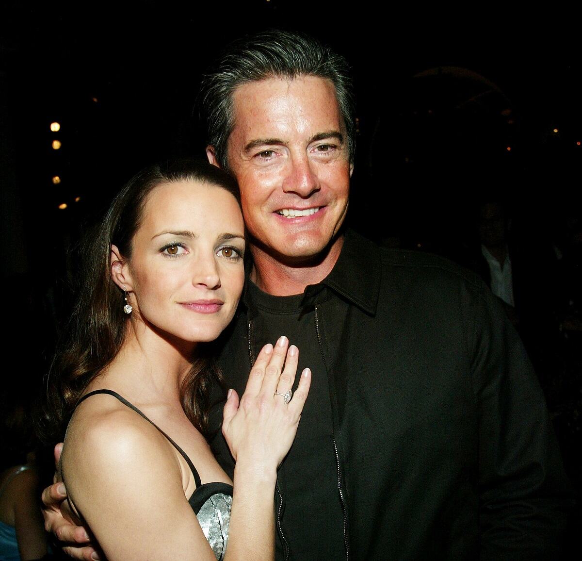 Kristin Davis and Kyle MacLachlan appear together at the Sex and the City season premiere. MacLachlan portrayed Trey MacDougal on 'Sex and the City'