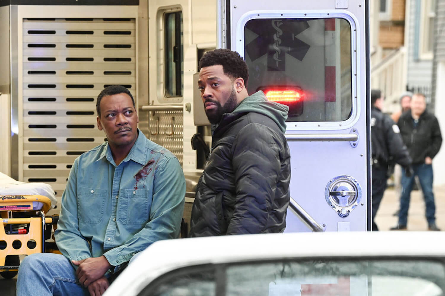 Kevin Atwater and his father in 'Chicago P.D.' Season 10 Episode 19