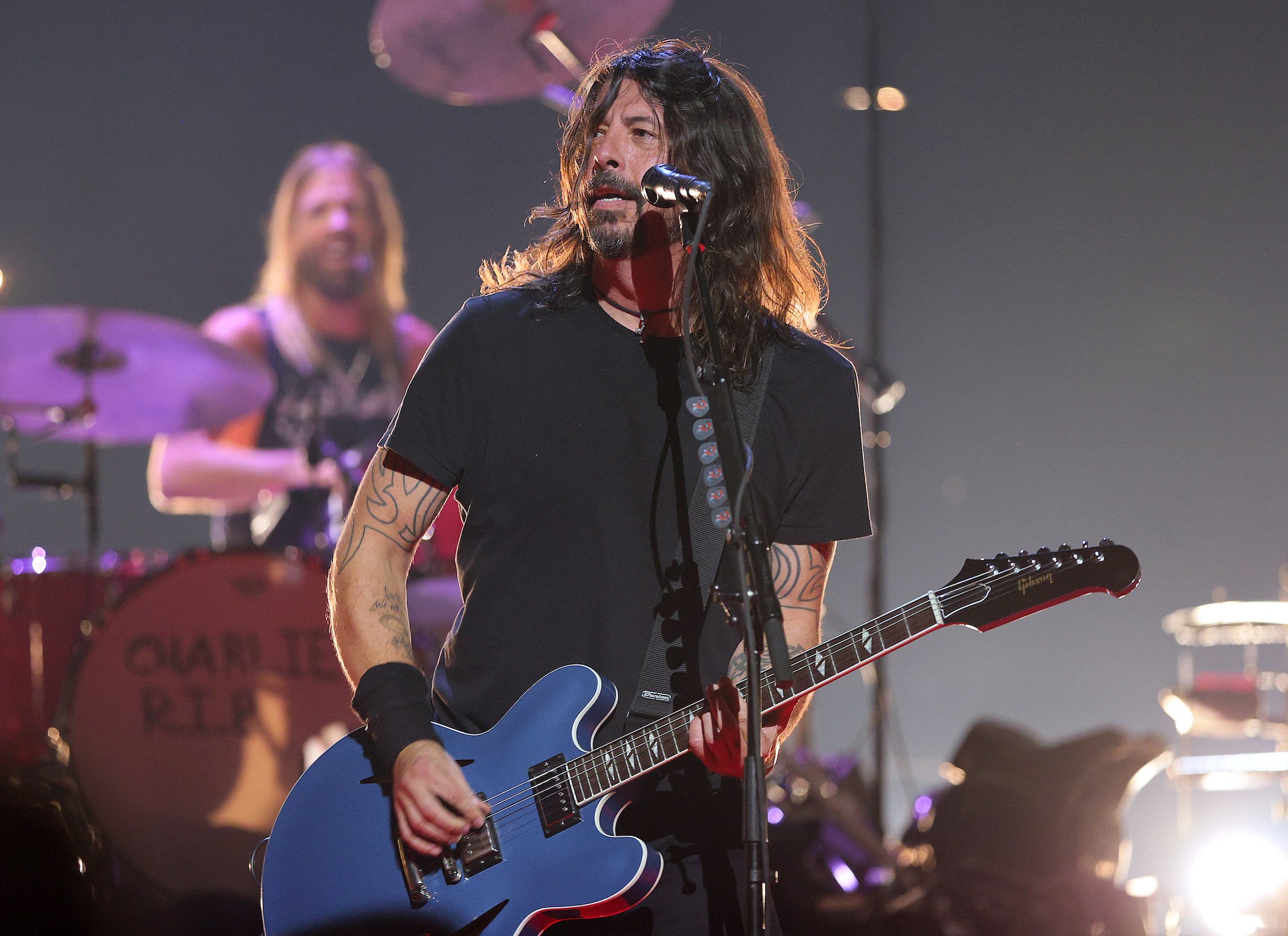 Dave Grohl performs at the 2021 MTV Video Music Awards in New York City