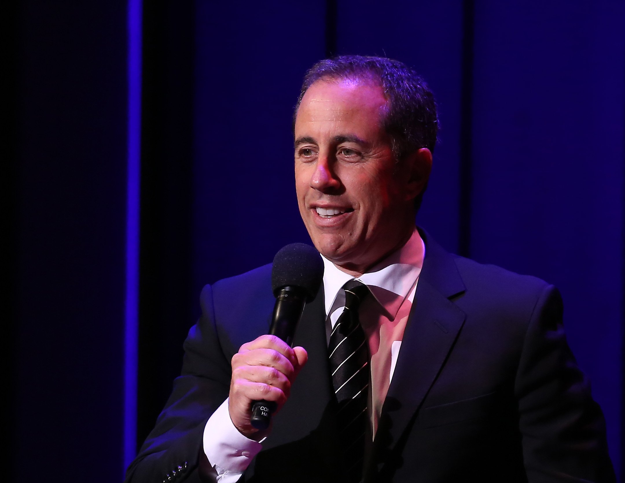 Jerry Seinfeld at the John F. Kennedy Center for the Performing Arts in Washington, DC, in 2017