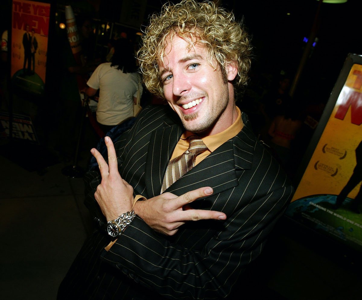 'Survivor' cast member Jonny Fairplay, making a hand gesture