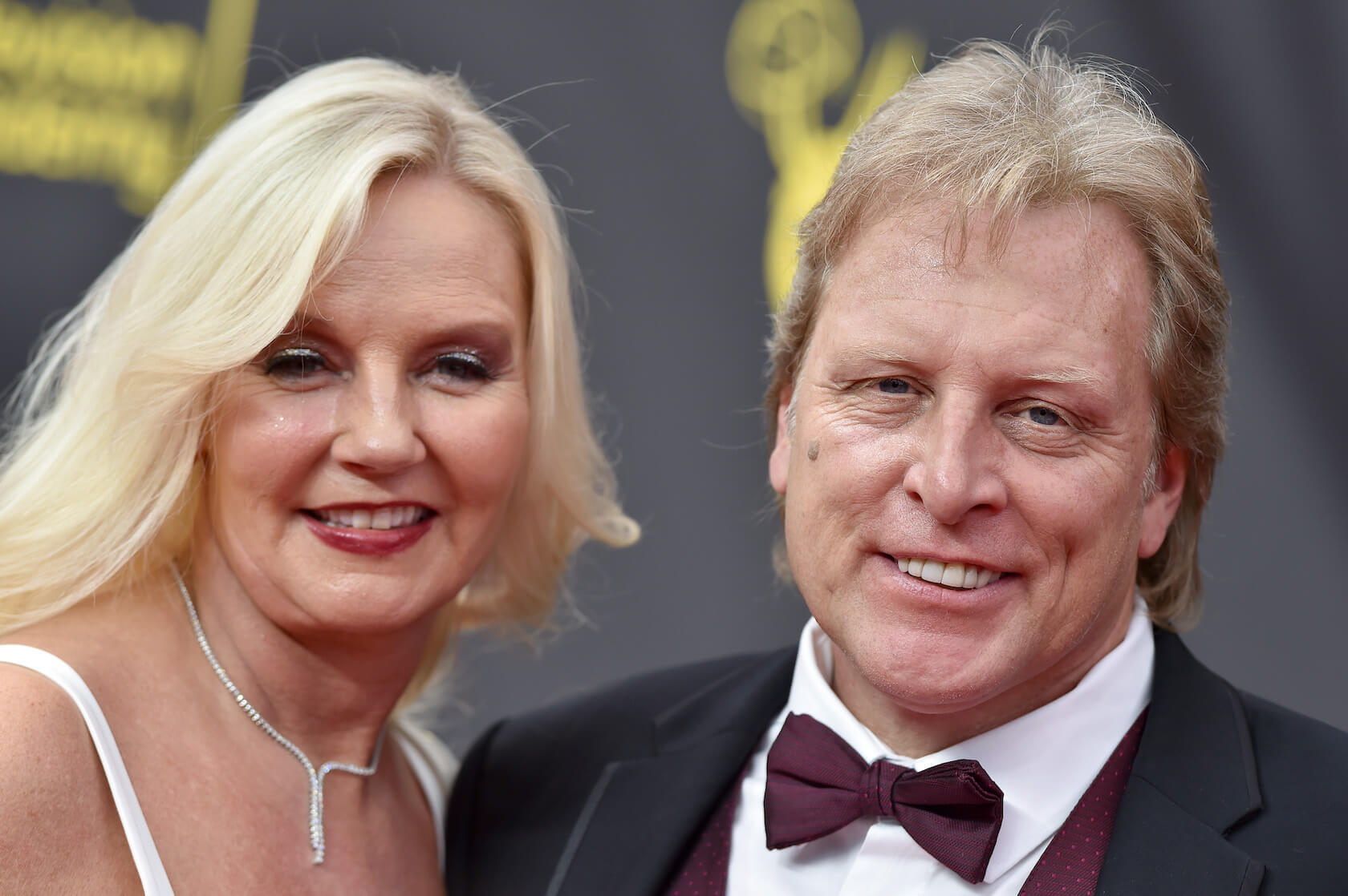 Close-ups of June Hansen and Sig Hansen from 'Deadliest Catch' on the red carpet