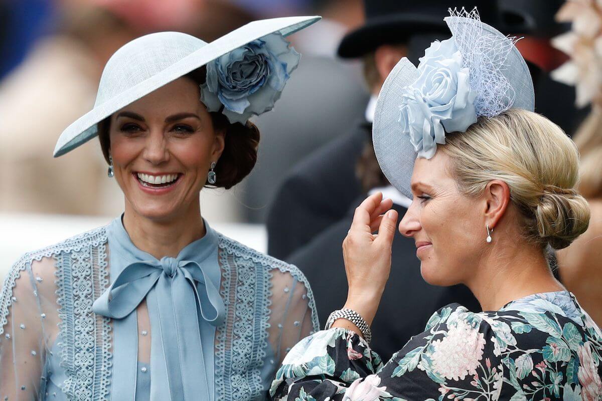 Kate Middleton and Zara Tindall, who have 'similar' body language, at the Royal Ascot