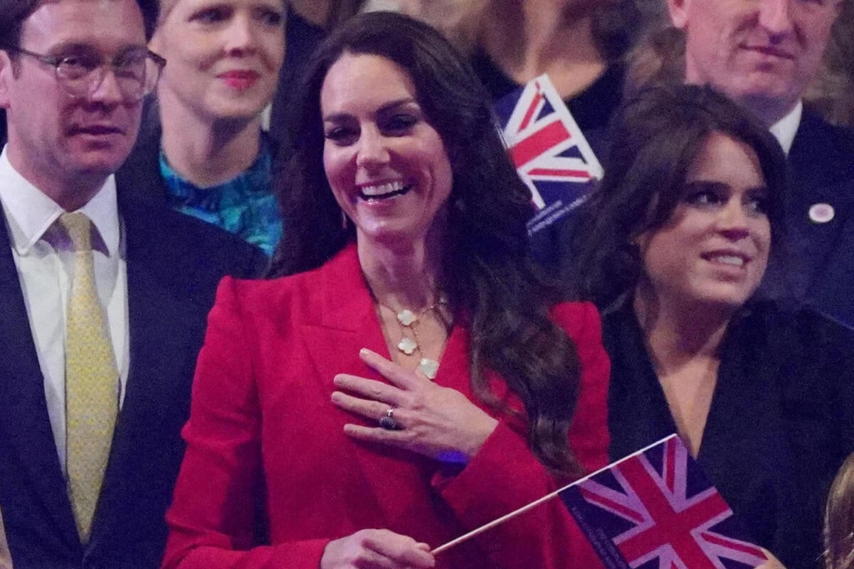 Kate Middleton wears a good luck necklace, according to an expert, as part of her King Charles coronation concert outfit