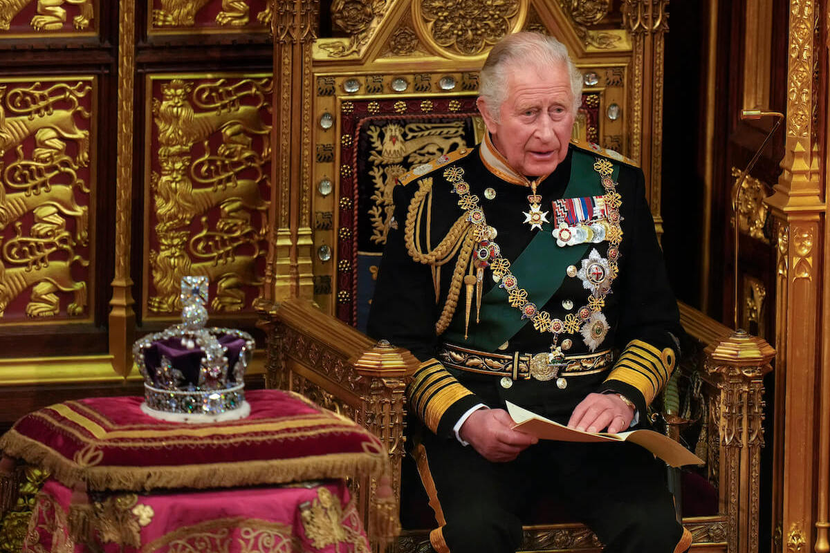 King Charles, whose coronation dress code may be ignored by some guests, at parliament opening