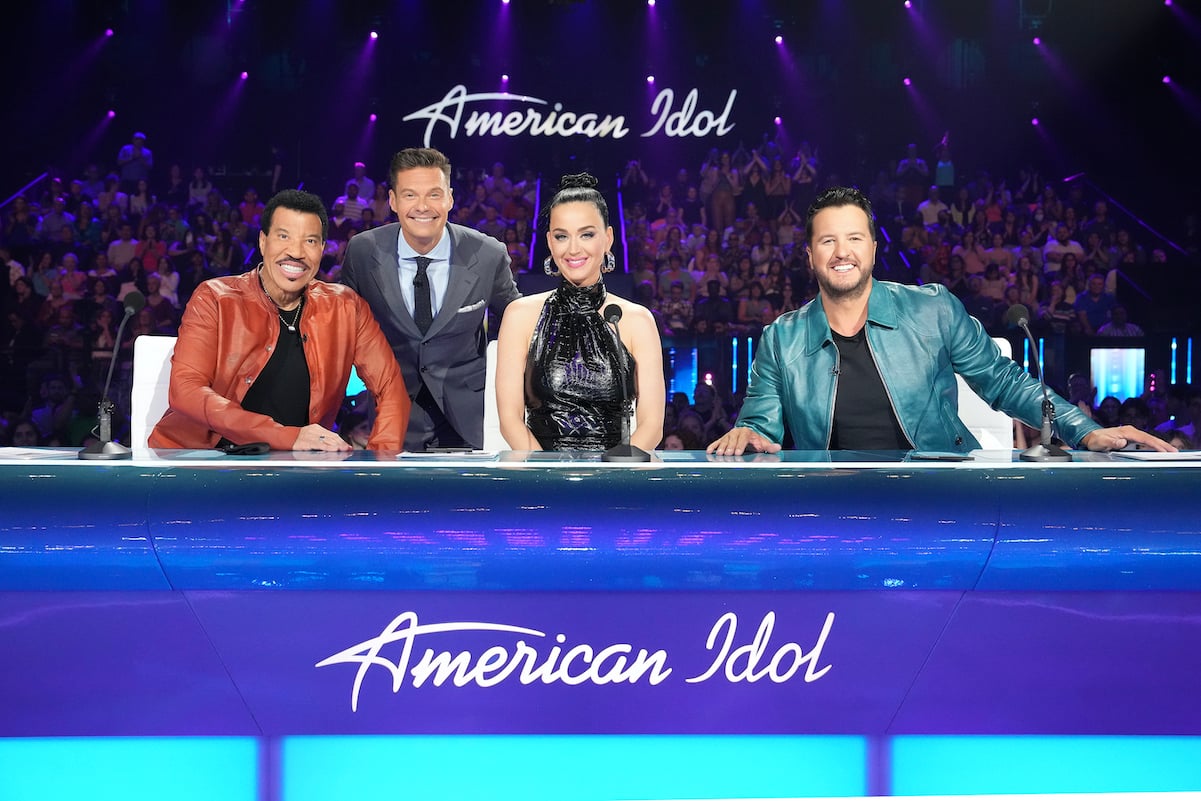 Lionel Richie, Ryan Seacrest, Katy Perry, and Luke Bryan on 'American Idol'