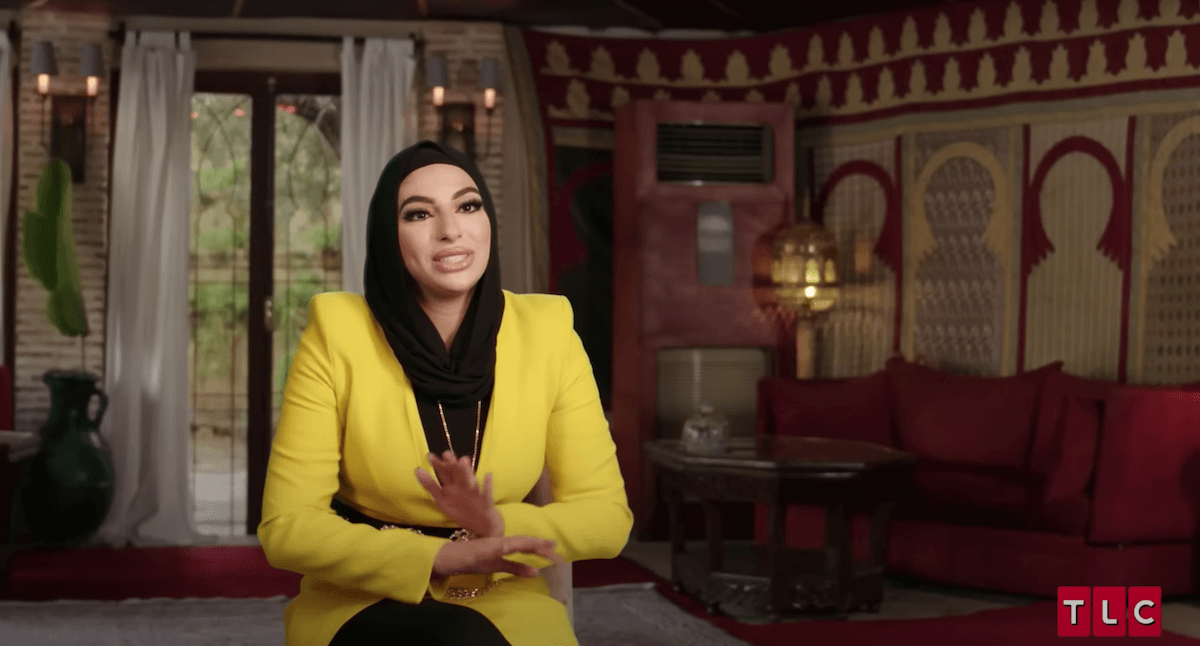 'Match Me Abroad' matchmaker Nina Kharoufeh in a yellow blazer