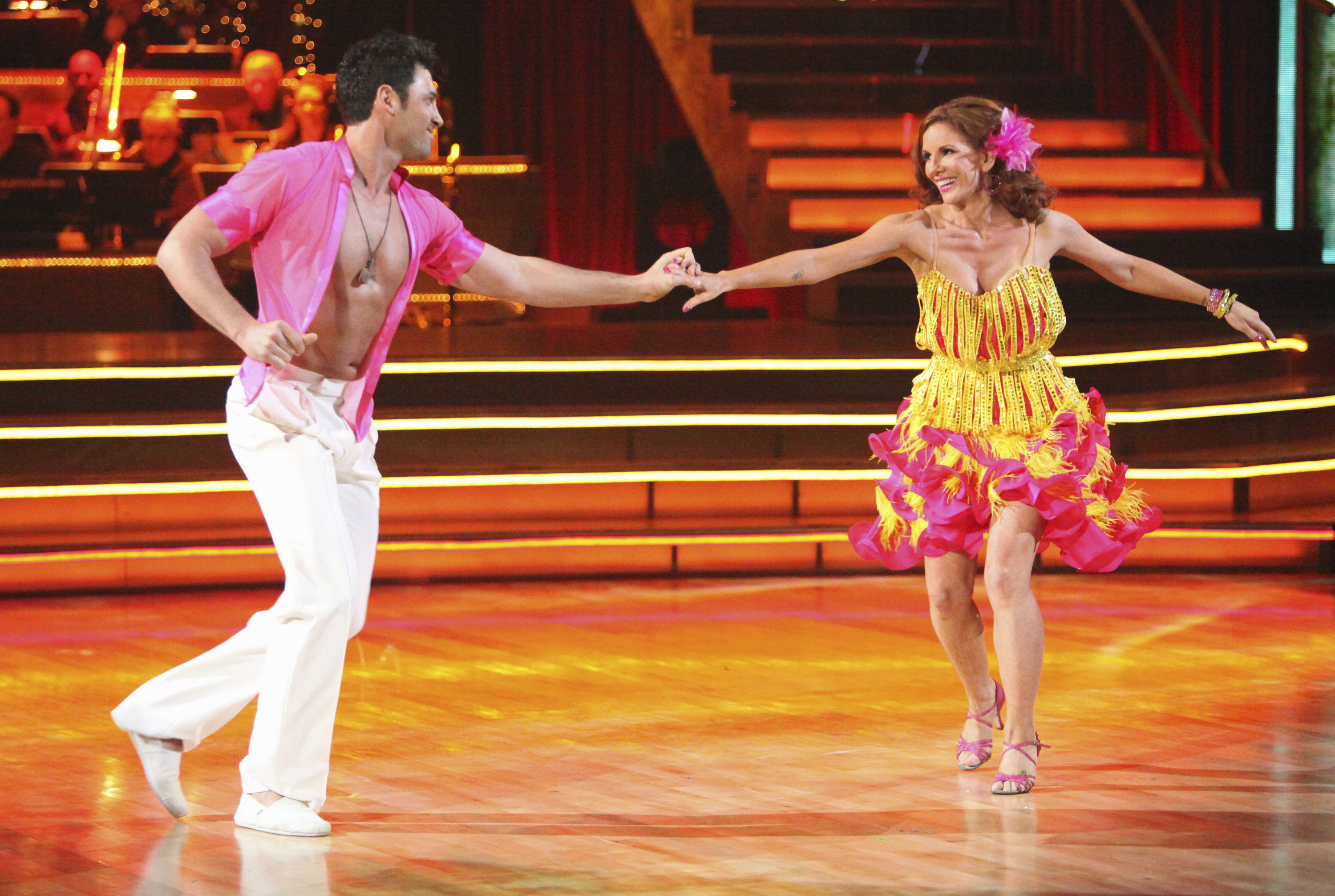 Maksim Chmerkovskiy and Melissa Gilbert on 'Dancing With The Stars'