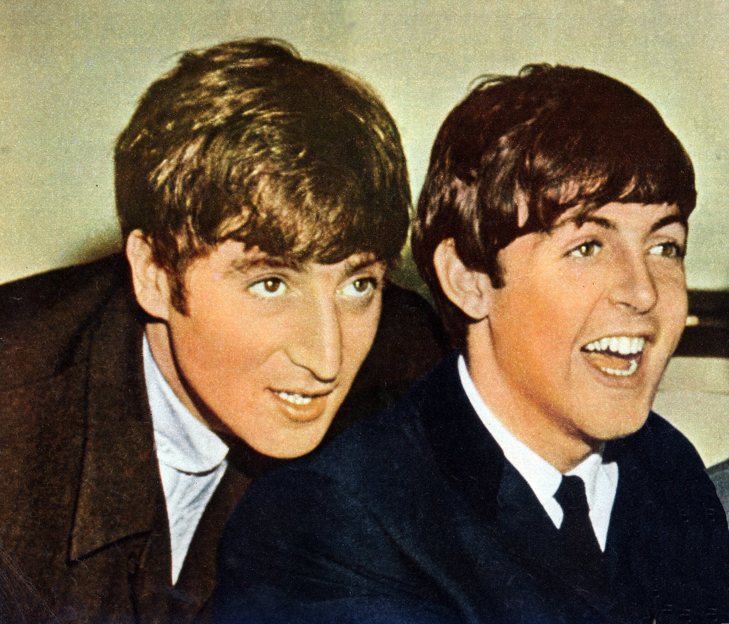 John Lennon and Paul McCartney from The Beatles in 1963