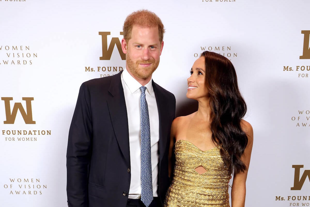 Prince Harry and Meghan Markle, who demonstrated 'family unity' with Doria Ragland, walk the black carpet at the 2023 Women of Vision Awards