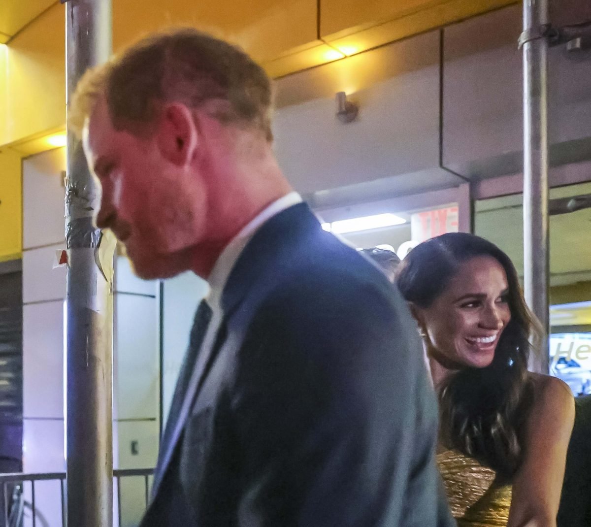 Prince Harry and Meghan Markle, who a body language expert says is more confident, dominant, and resilient, than her husband, attend Women of Vision Gala in New York City