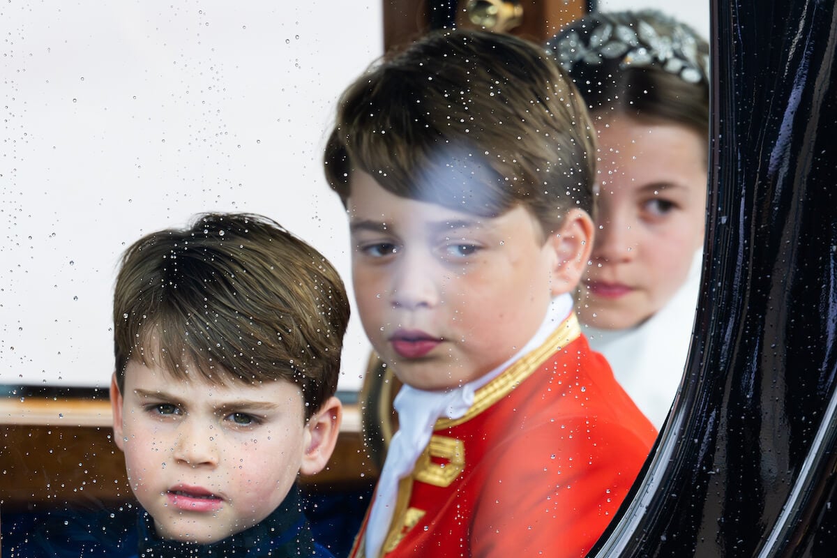 Prince Louis, Prince George, and Princess Charlotte, whose lives Prince Archie and Princess Lilibet may find 'alien,' ride in a carriage procession