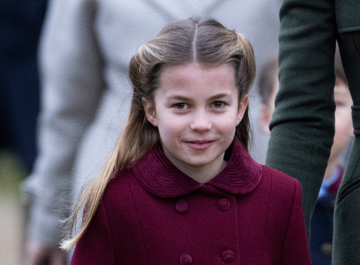 Princess Charlotte of Wales attends the Christmas Day service at St Mary Magdalene Church on December 25, 2022 in Sandringham, Norfolk