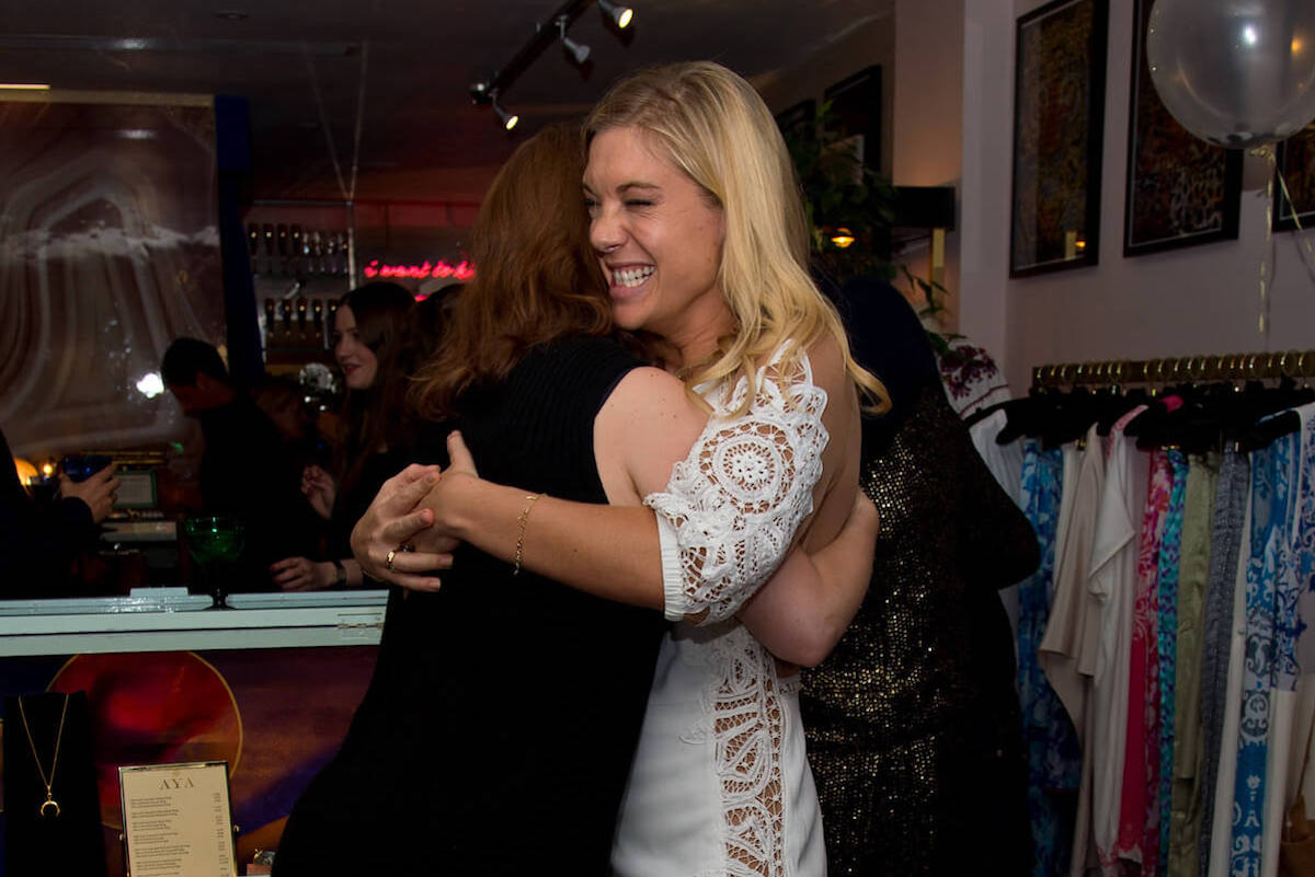 Princess Eugenie, who has been close to Prince Harry's exes, hugs Chelsy Davy