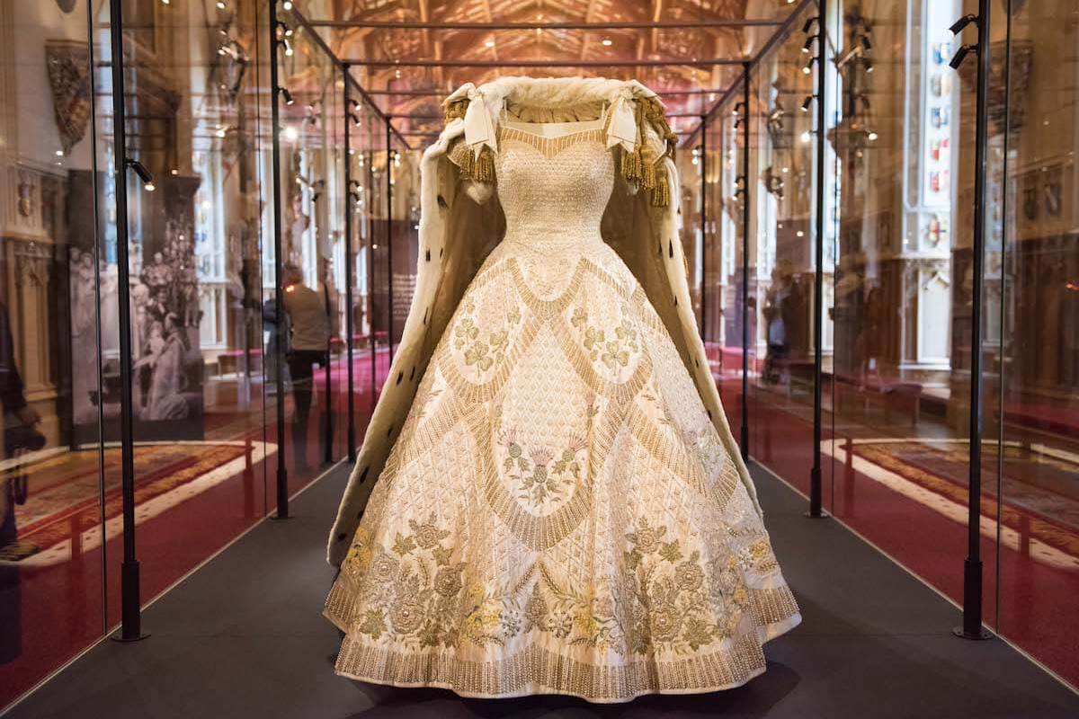 Queen Elizabeth II coronation dress, considered to be her 'most important' one ever worn, on display