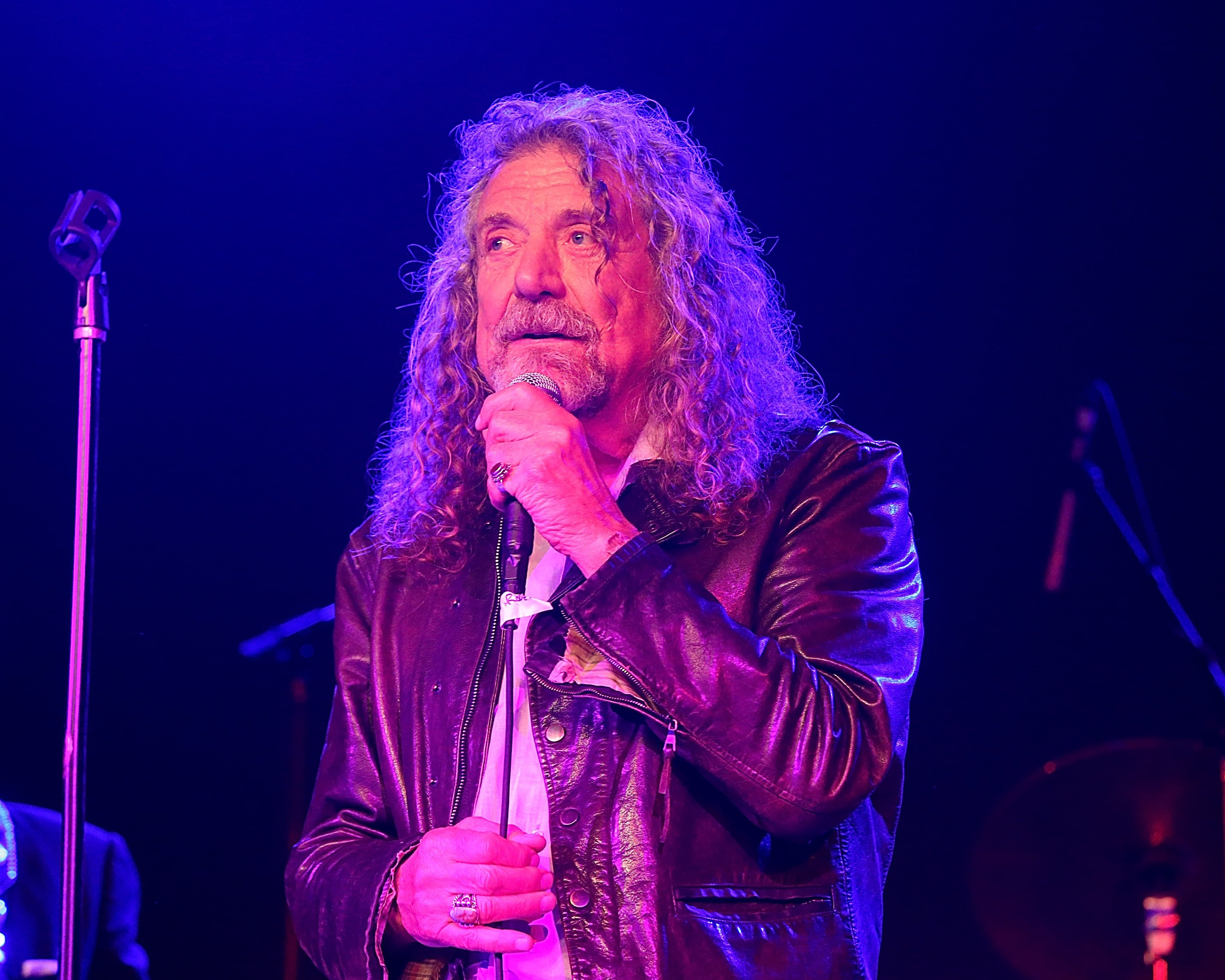 Robert Plant of Led Zeppelin performs in Austin, TX