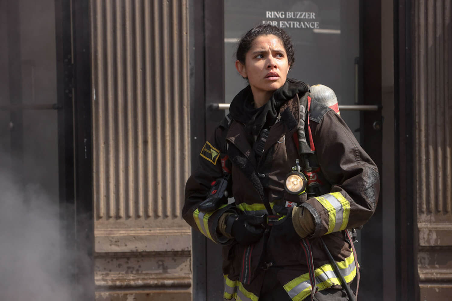 Stella Kidd in uniform in 'Chicago Fire' Season 11 Episode 19