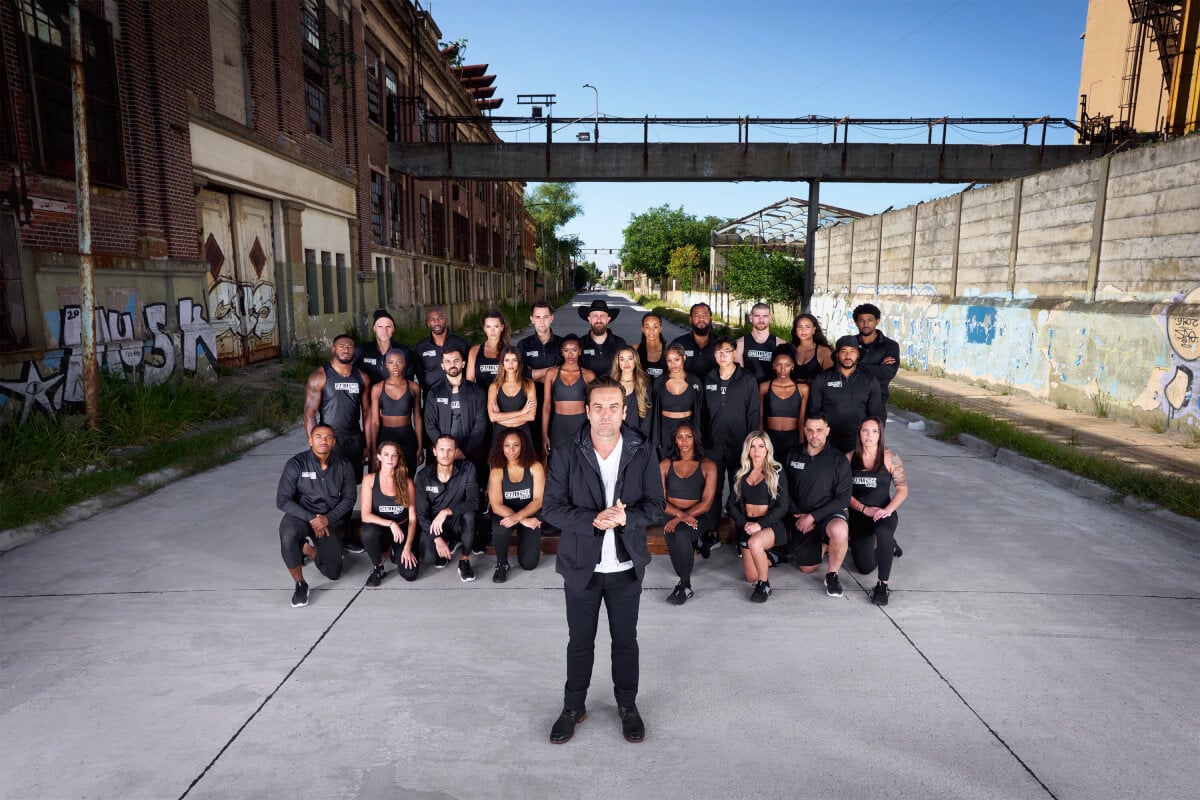 The Challenge USA season 1 cast with host TJ Lavin