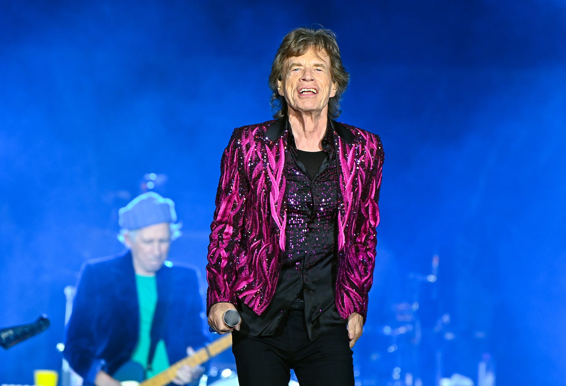 Mick Jagger performs with The Rolling Stones in Atlanta, Georgia