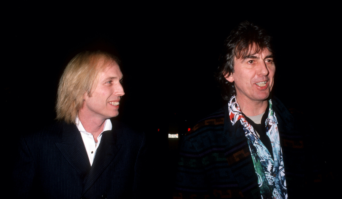 Tom Petty and George Harrison in 1992