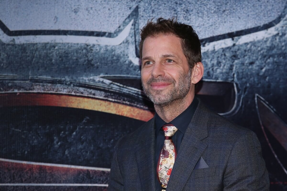 Zack Snyder taking a picture at the 'Batman V. Superman: Dawn of Justice' premiere.