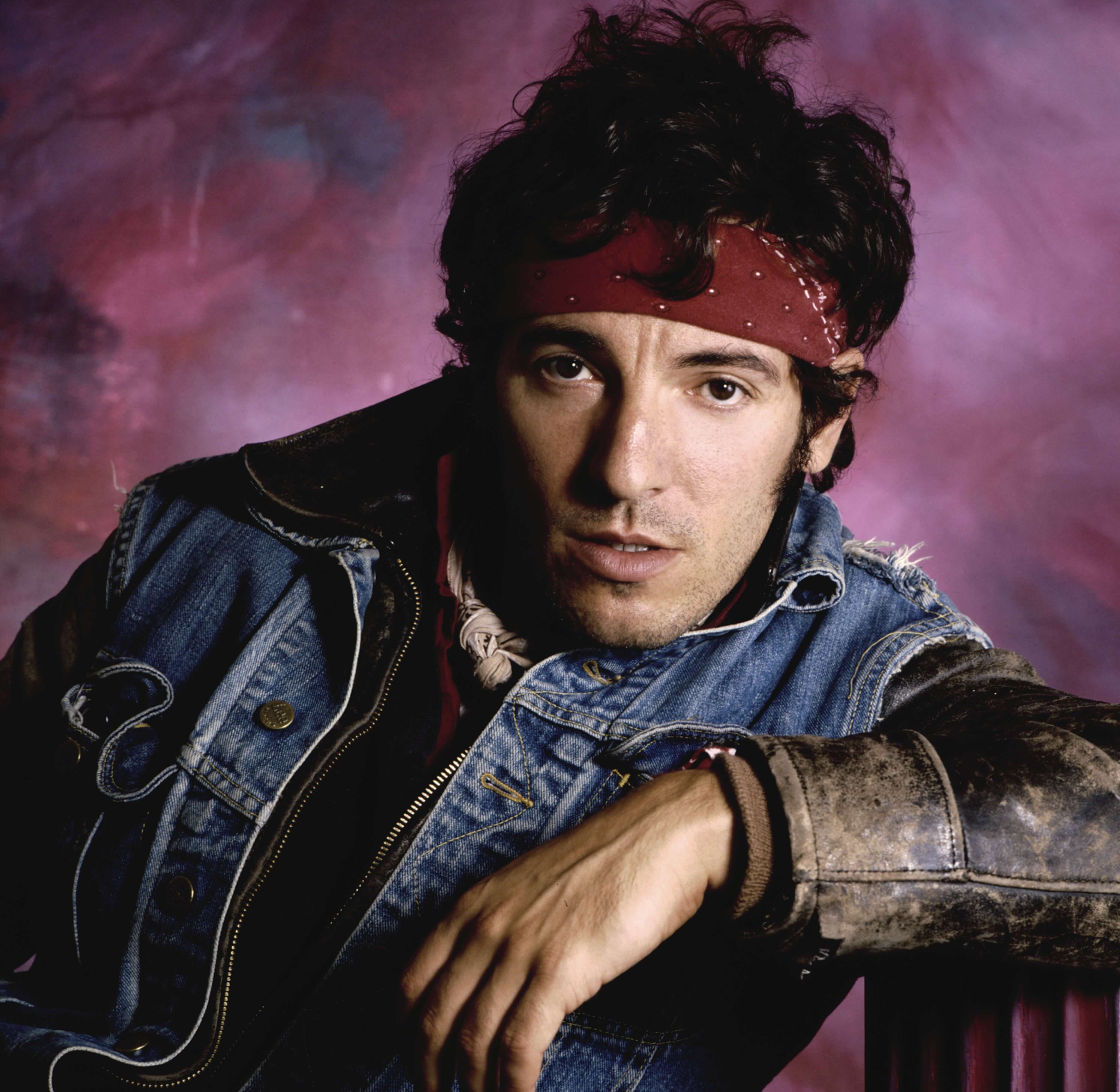 Bruce Springsteen wearing a bandana