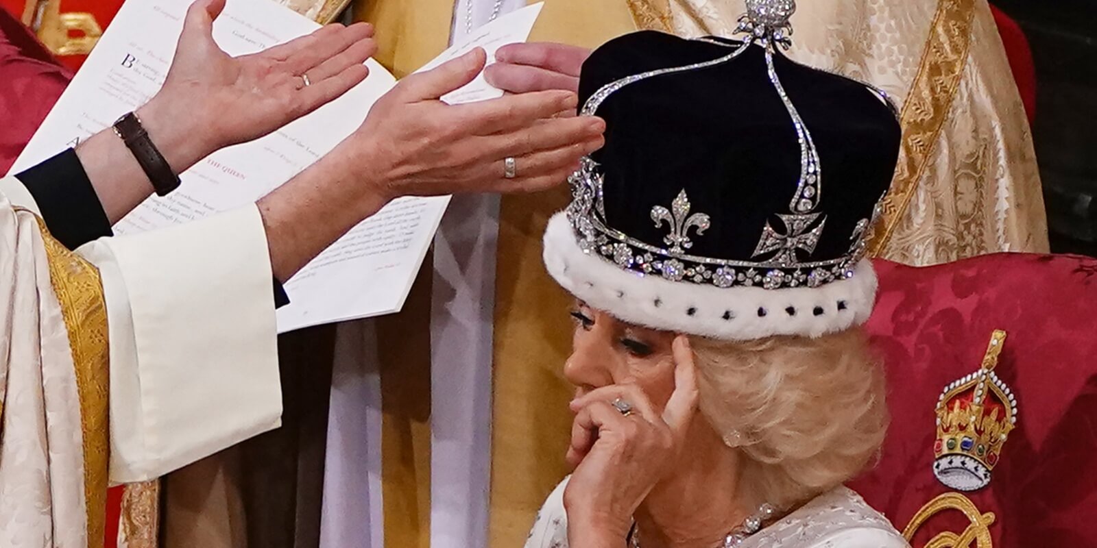 Camilla Parker Bowles' crowning at Westminster Abbey on May 6, 2023.