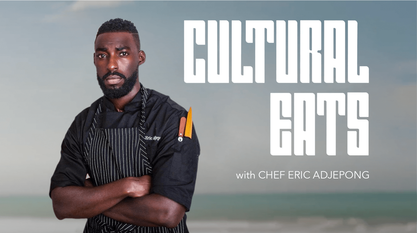 Key art for 'Cultural Eats with Chef Eric Adjepong'