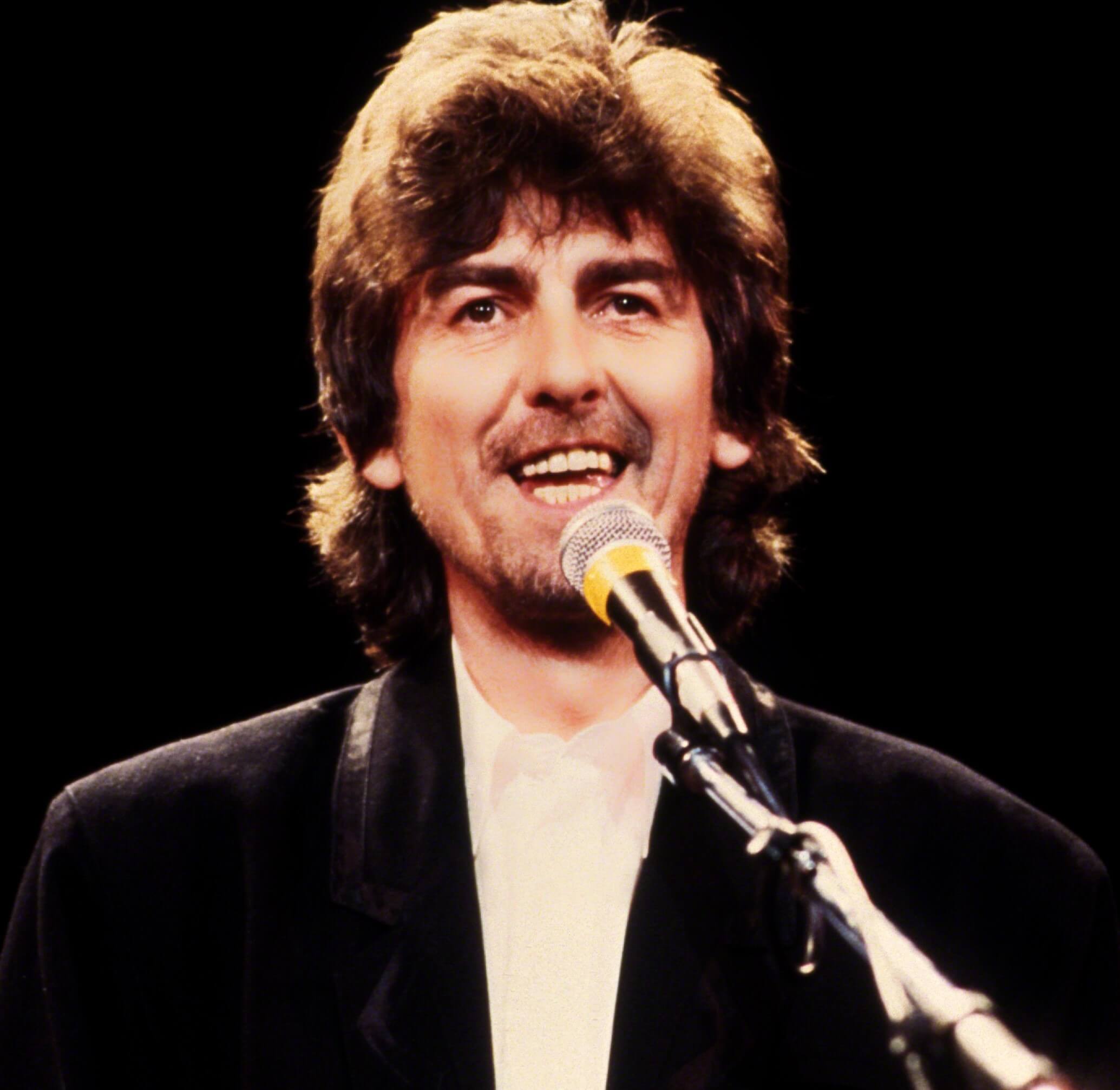 "My Sweet Lord" singer George Harrison in a suit