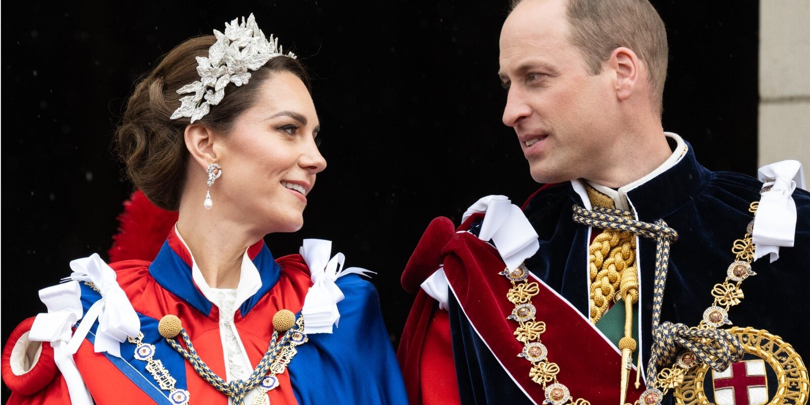 Kate Middleton and Prince William at King Charles' coronation on May 6, 2023.