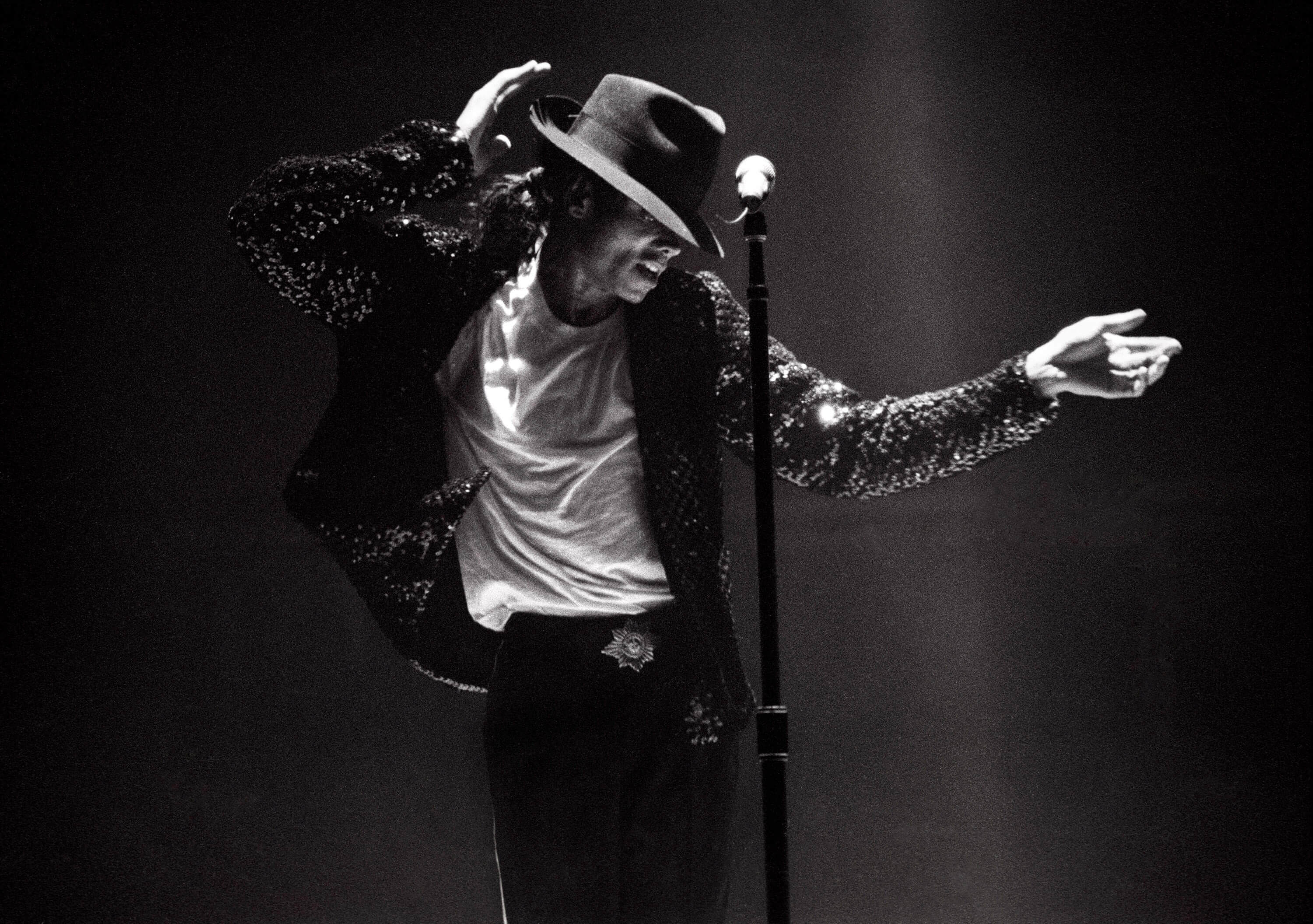 "Thriller" singer Michael Jackson in a fedora