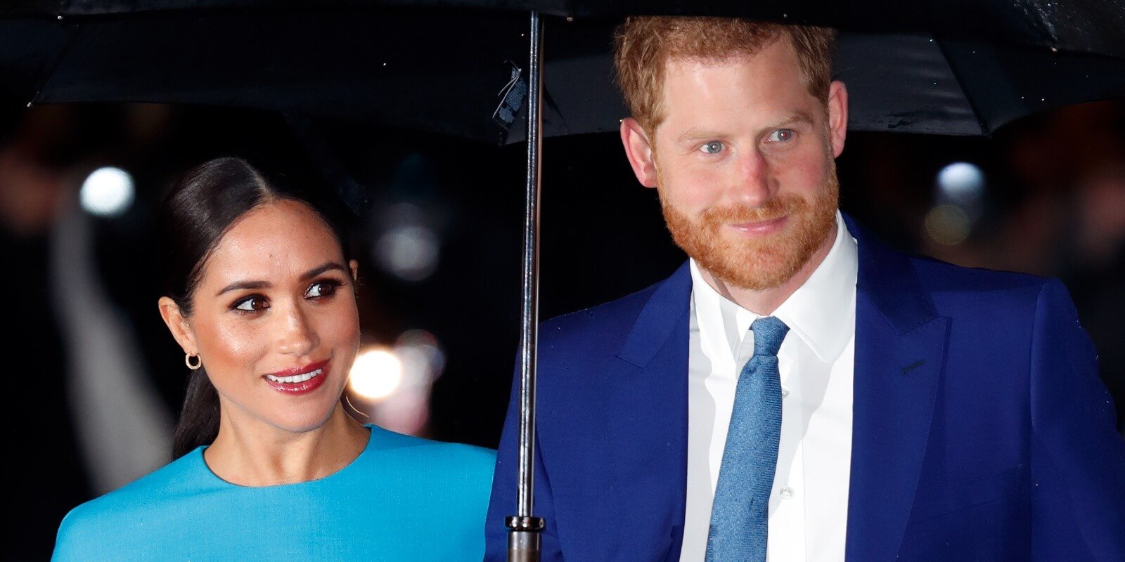 Meghan Markle and Prince Harry are photographed in March 2020, the same month they left their roles as senior royals.