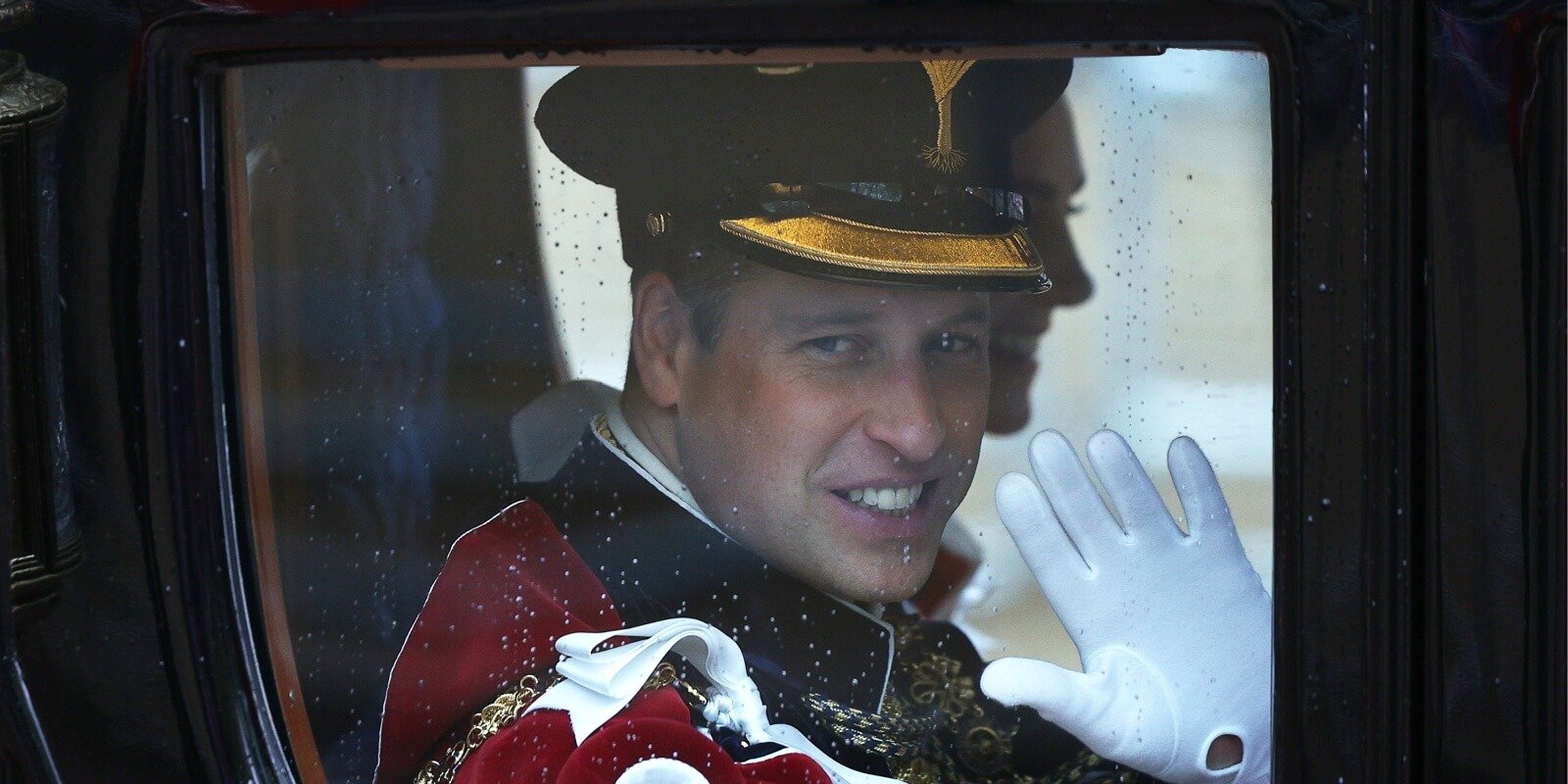 Prince William at King Charles' coronation ceremony.