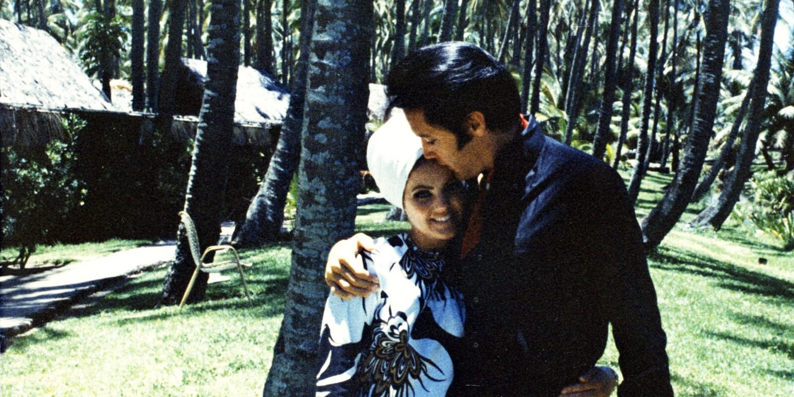 Priscilla and Elvis Presley photographed during their marriage.