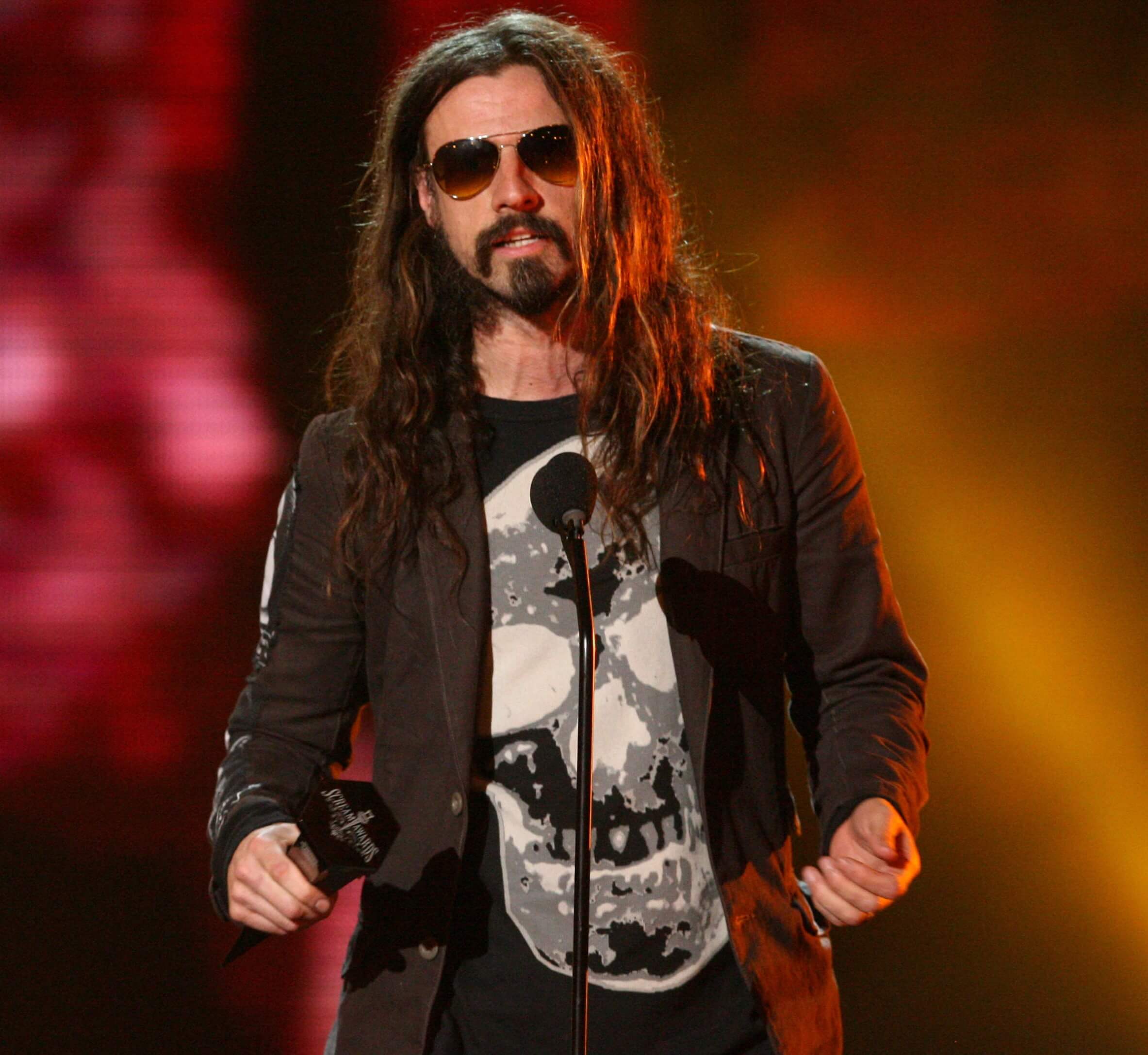 Rob Zombie in a suit
