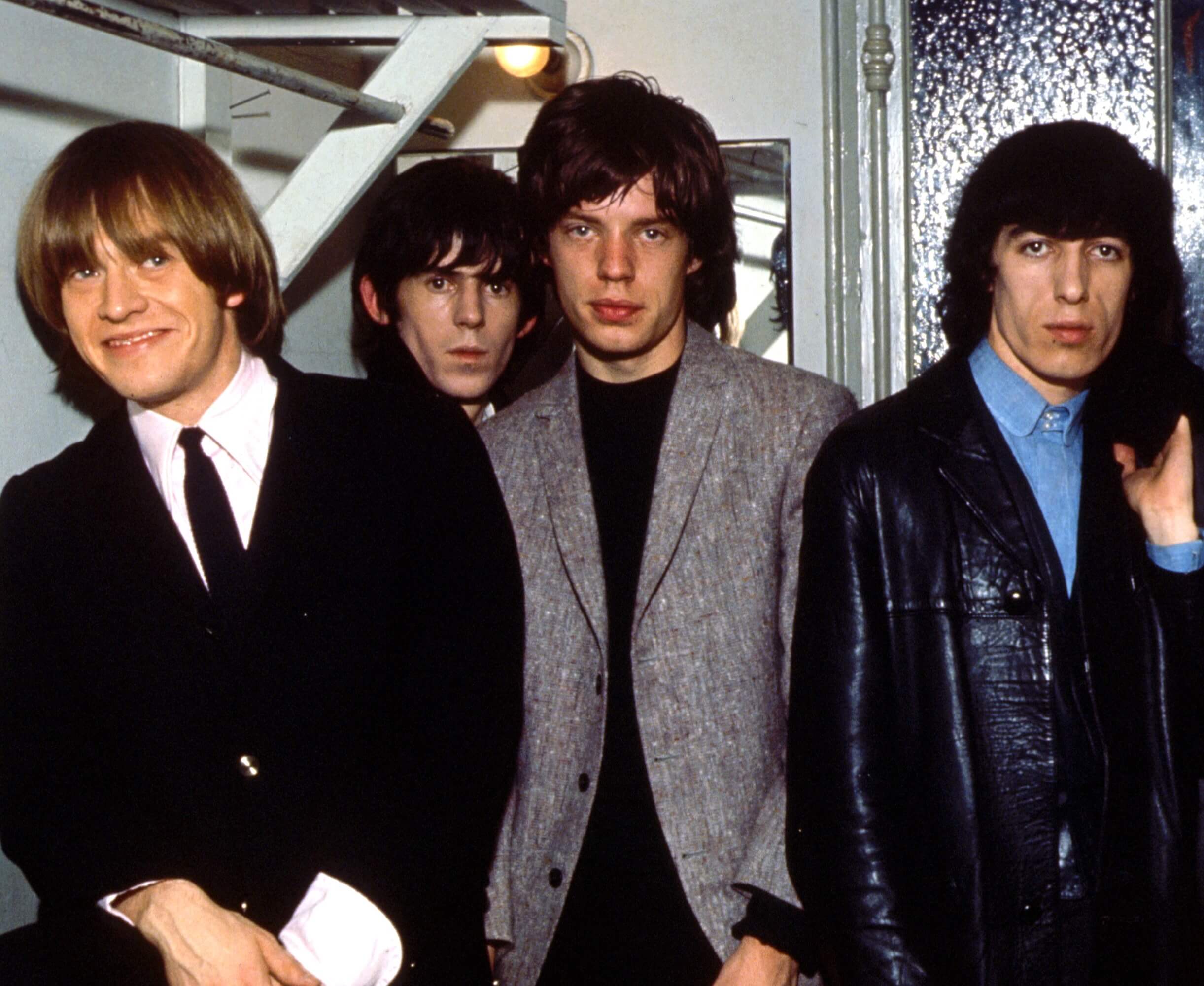 The Rolling Stones in a row during the "(I Can't Get No) Satisfaction" era