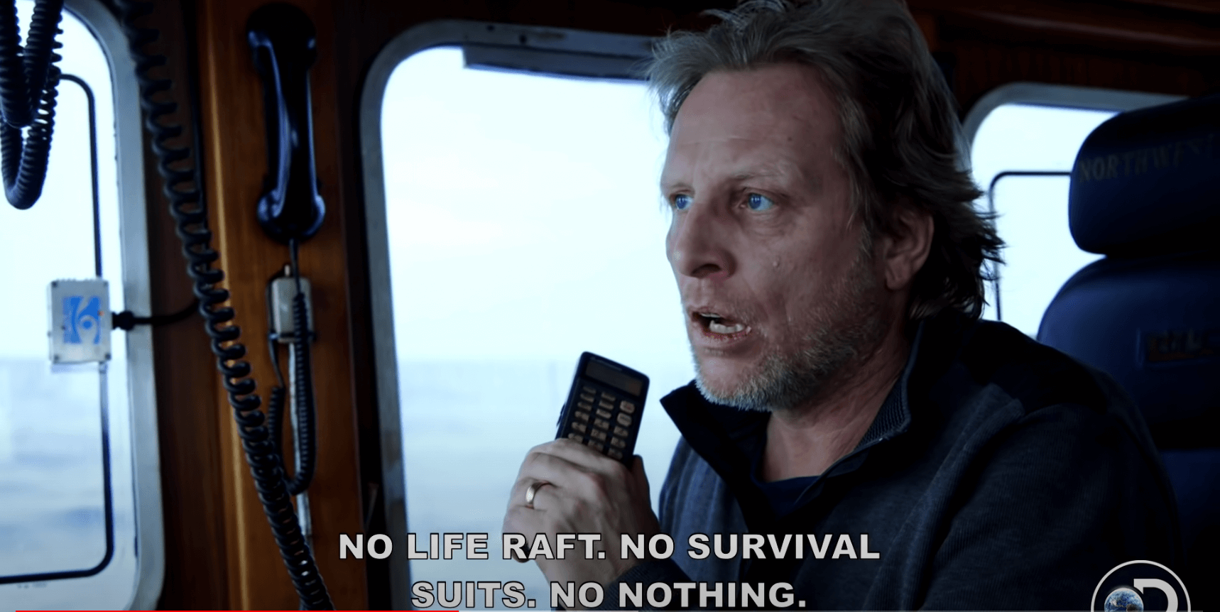 Sig Hansen receiving a call about the F/V Destination on 'Deadliest Catch'