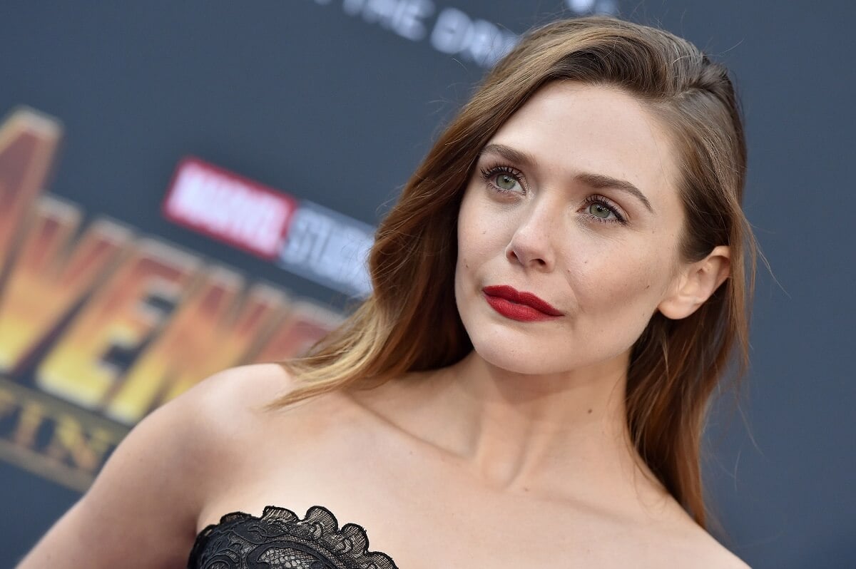 Elizabeth Olsen at 'The Avengers: Infinity War' premiere.