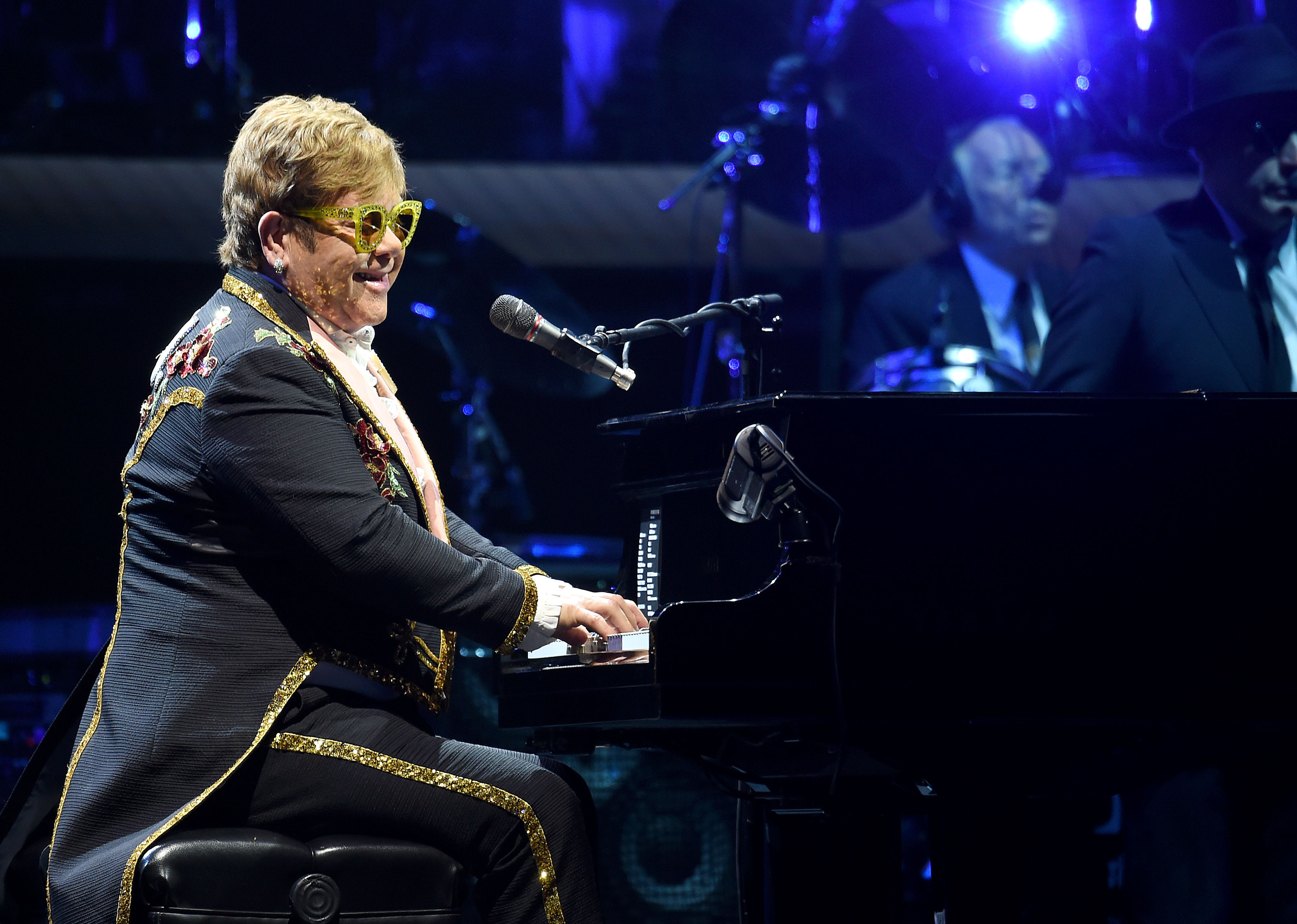 Elton John performs at Madison Square Garden in New York City in 2019
