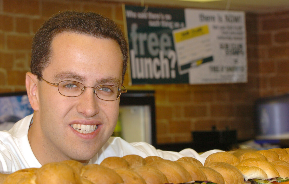 Jared Fogle Launches "Fight The Fat" Campaign at Subway, Charing Cross in London, Great Britain