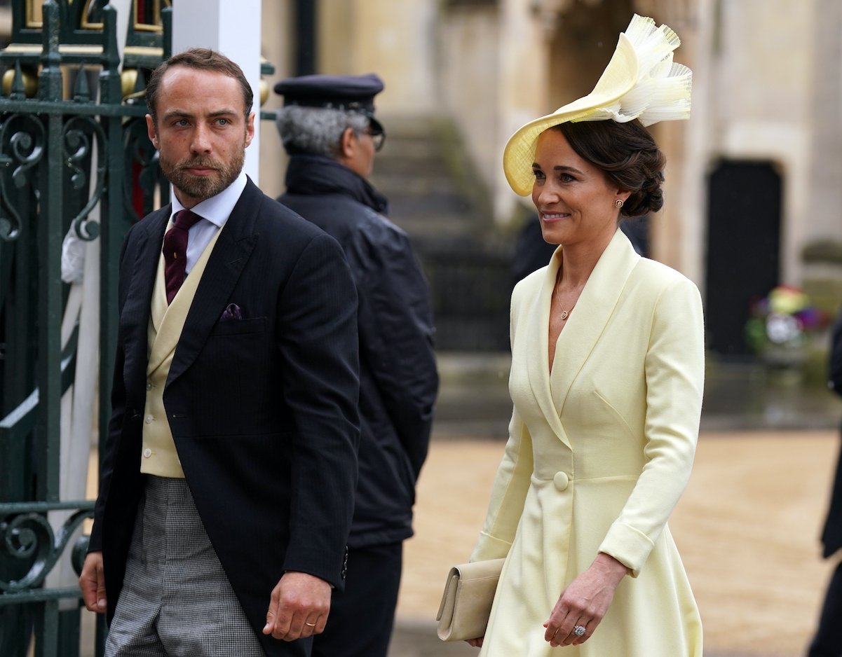 Kate Middleton's brother, James Middleton, and her sister, Pippa Middleton, in 2023