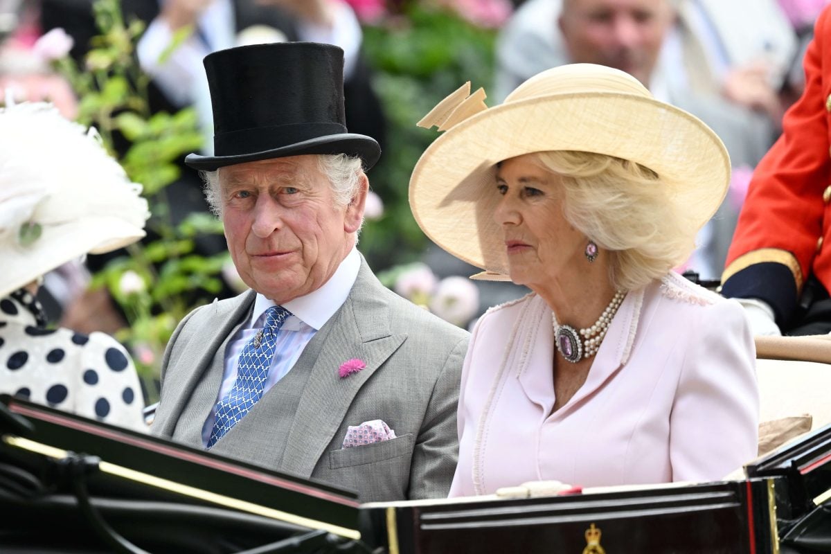 King Charles III, who a body language expert says didn't want to attend Royal Ascot 2023, rides in carriage with Camilla Parker Bowles