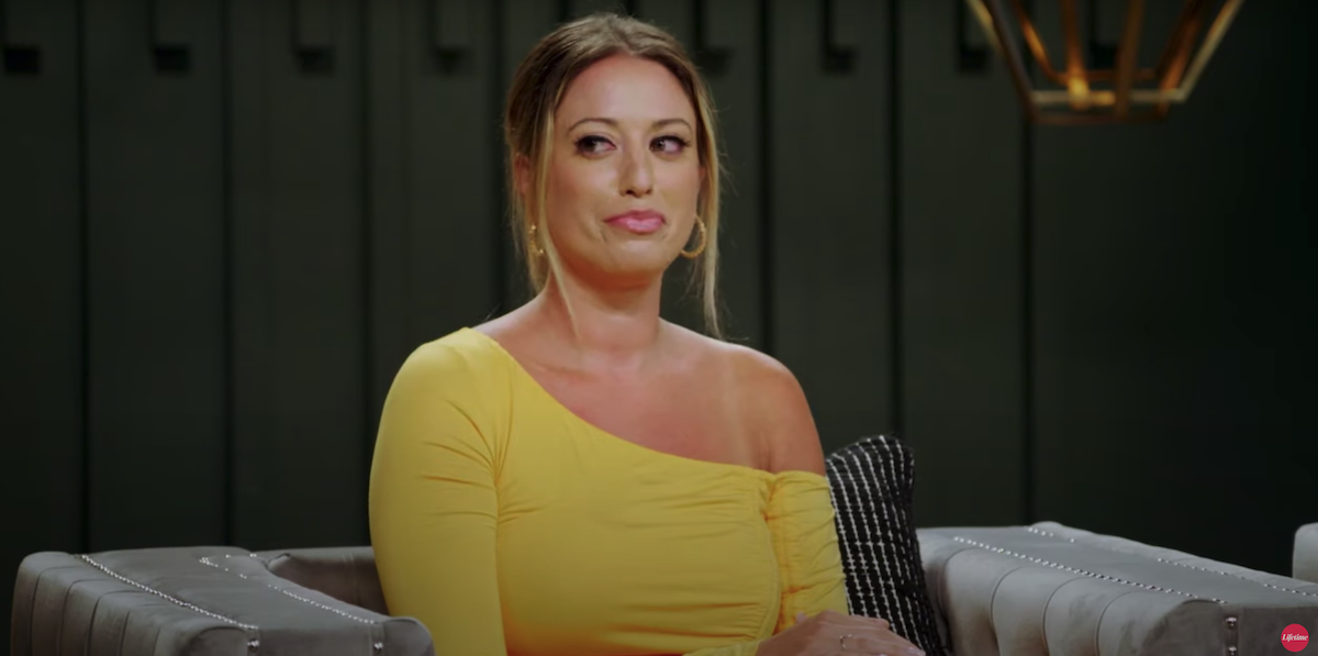 Krysten from 'Married at First Sight' Season 15 wearing a yellow dress