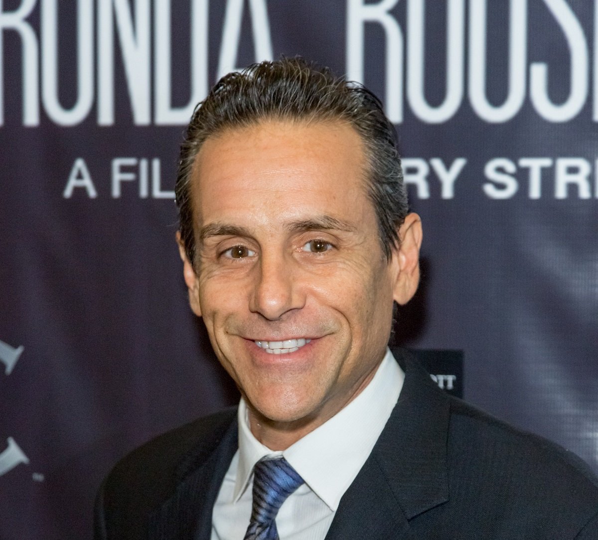 Larry Romano appears at the screaning of 'Through My Father's Eyes: The Ronda Rousey Story' in Hollywood in 20154. Romano played Richie Iannucci on 'King of Queens'