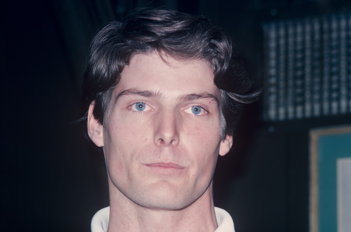Christopher Reeve posing.