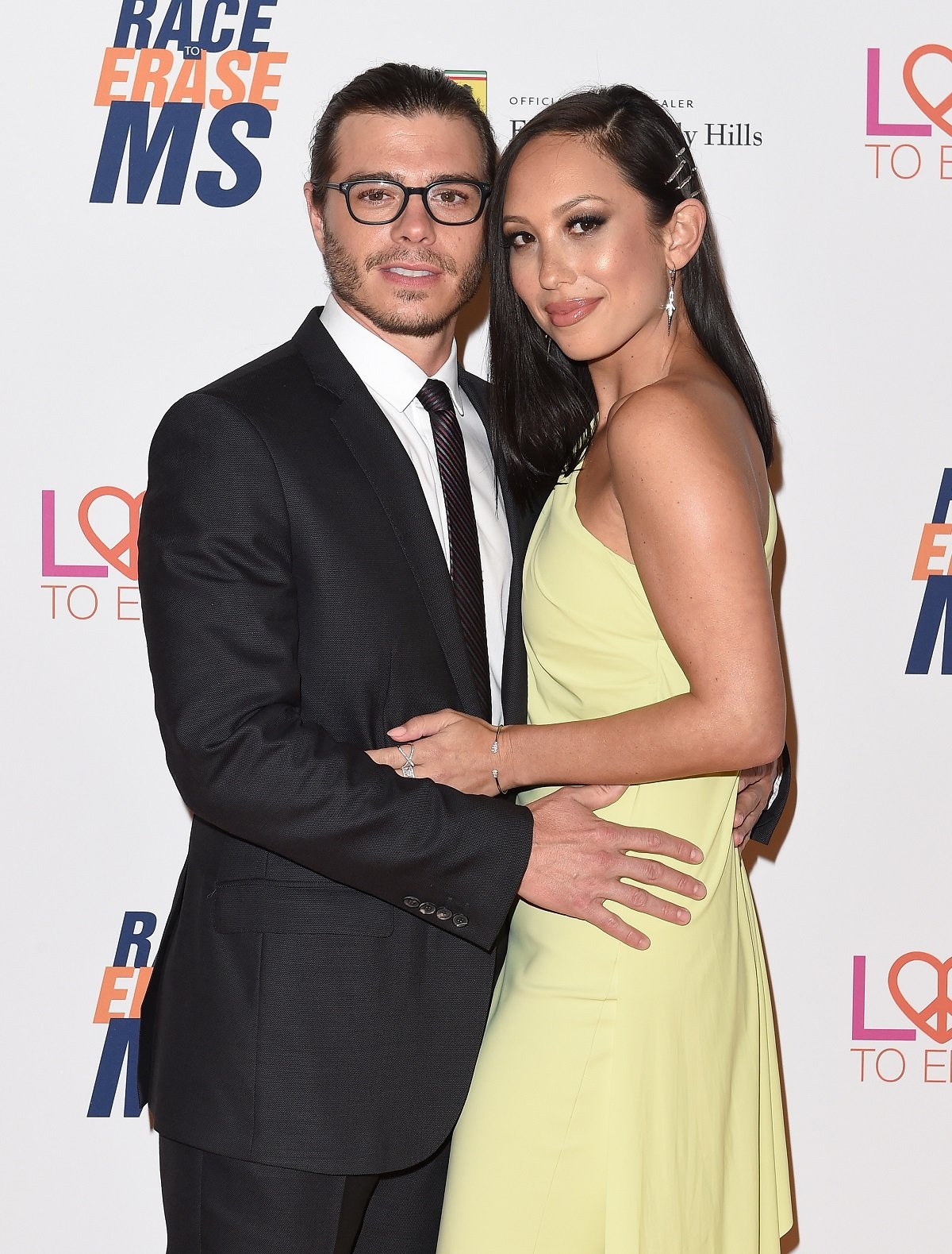 Matthew Lawrence and Cheryl Burke arrive at the 25th Annual Race to Erase MS Gala
